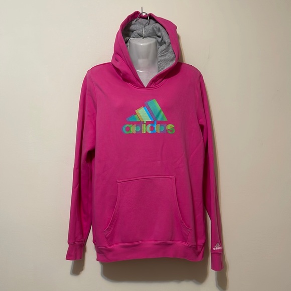 adidas Tops - Adidas Pink Hoodie